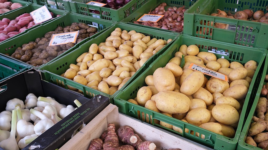 Kartoffeln, Knollen- und Wurzelgemüse
